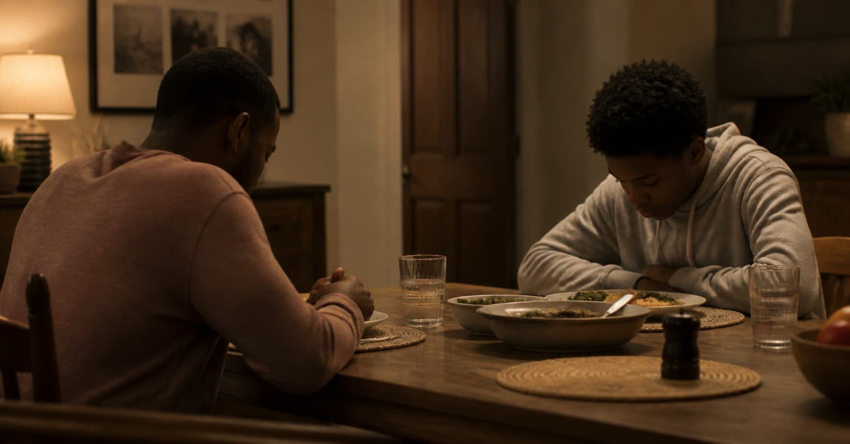 good fathers lose connection father son dinner table