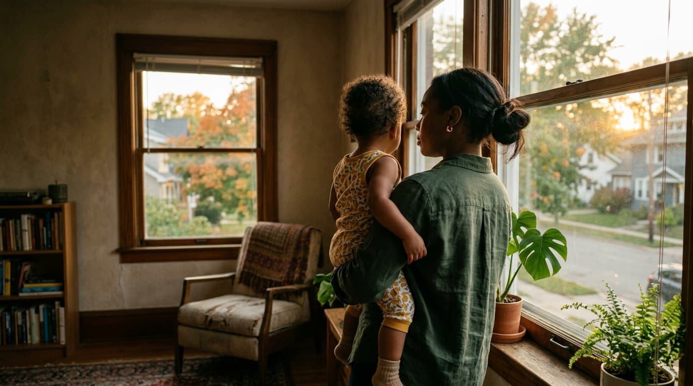 how to raise a child alone single mother Gloria James